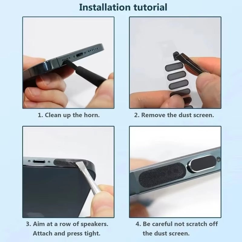 High Quality Speaker Dust Cleaning Glue for iPhone Universal Dust Removal Gel Sticker Kit for Phone Speaker and Charging Port