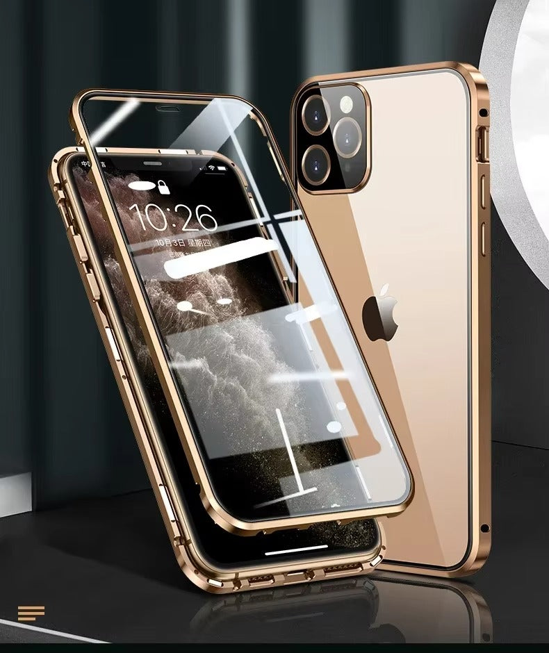 High Quality Apple iPhone Case Compatible, Camera & Screen Protection, Ultra Thin Magnetic Full All Around Protection Cover 