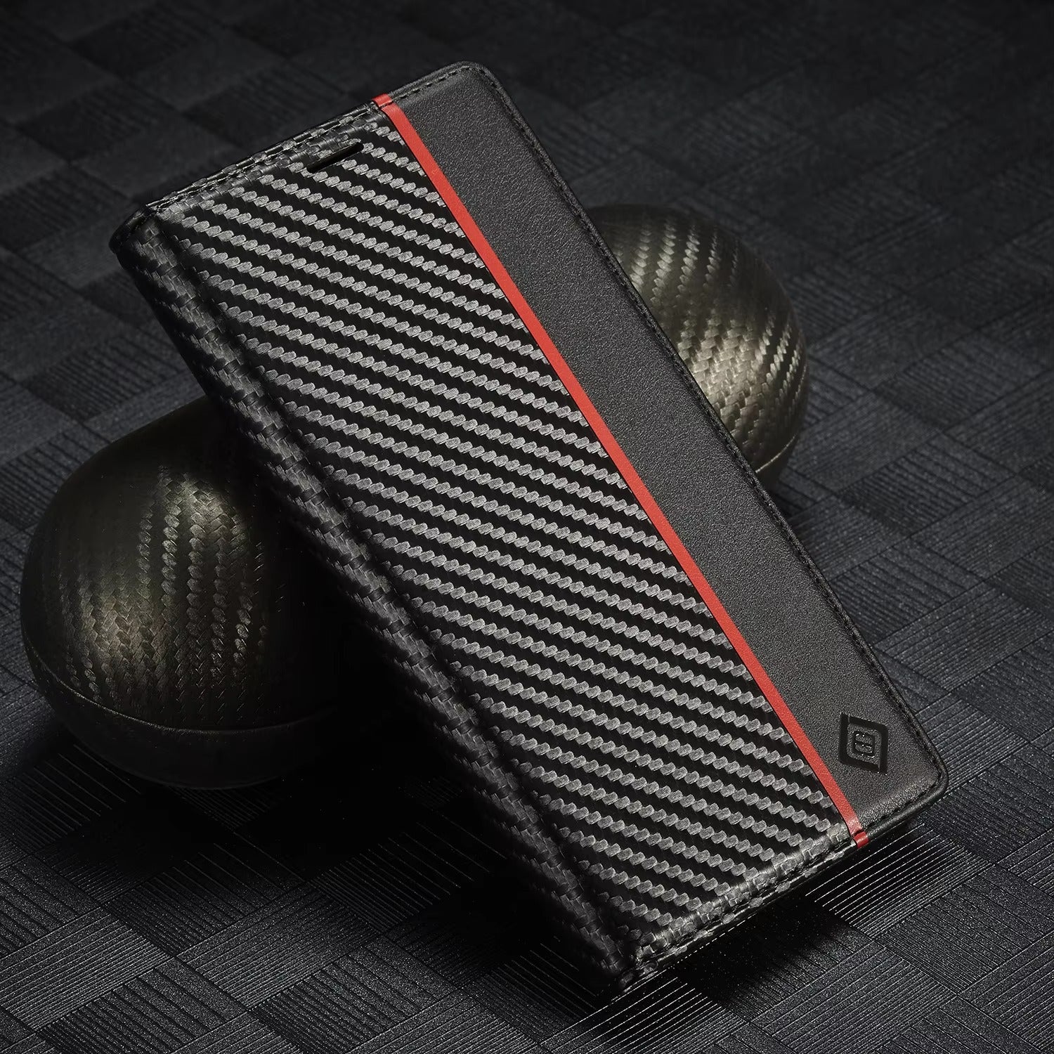 Luxury Carbon Fiber Apple iPhone Case, MagSafe Compatible, Ultra Thin Magnetic Shockproof Full Cover 