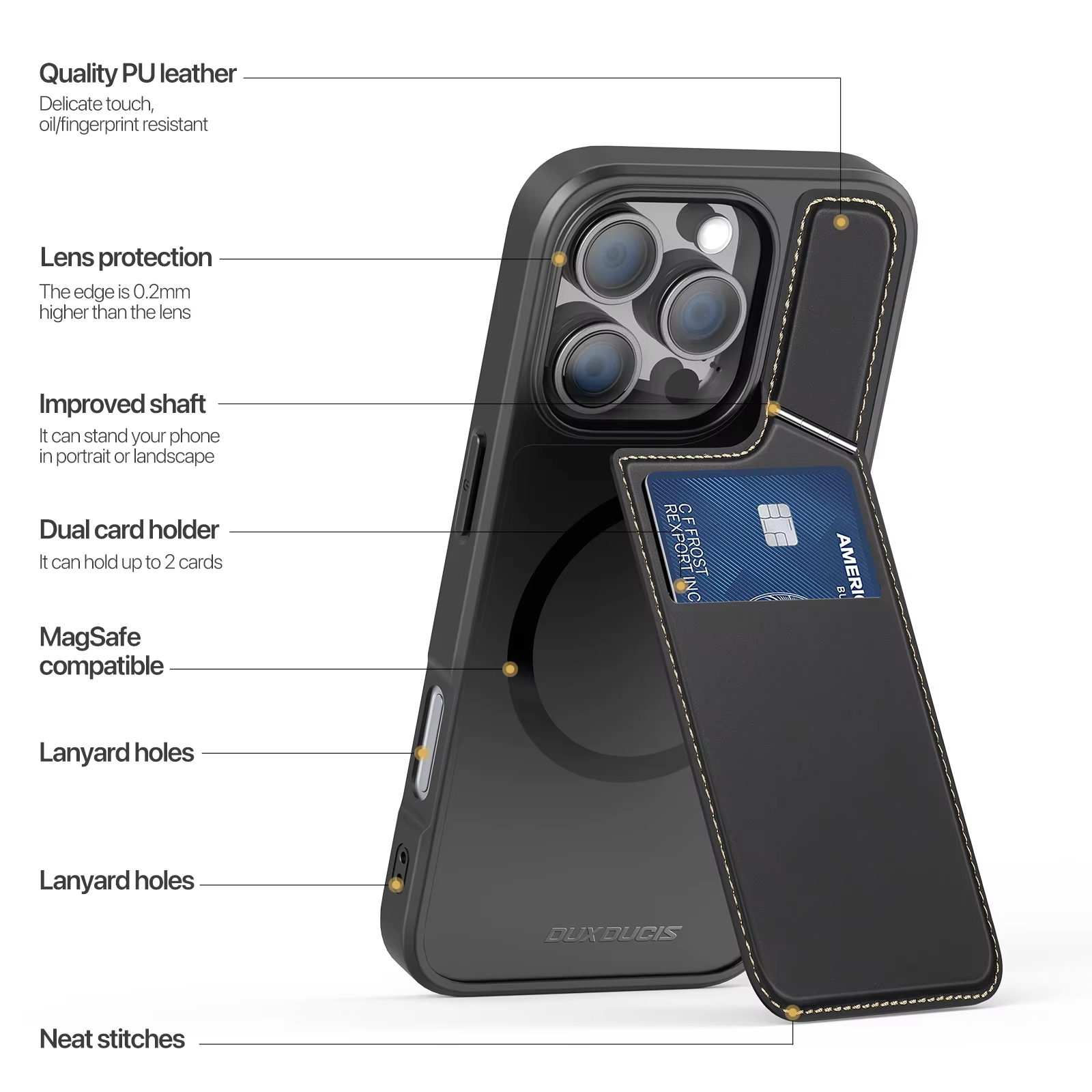 Premium Apple iPhone Hülle, MagSafe-kompatibel, Kameraobjektiv- und Bildschirmschutz, ultra dünn, stoßfest, magnetisch, vollständiger Rundumschutz, vollständige Metall-Schutzhülle