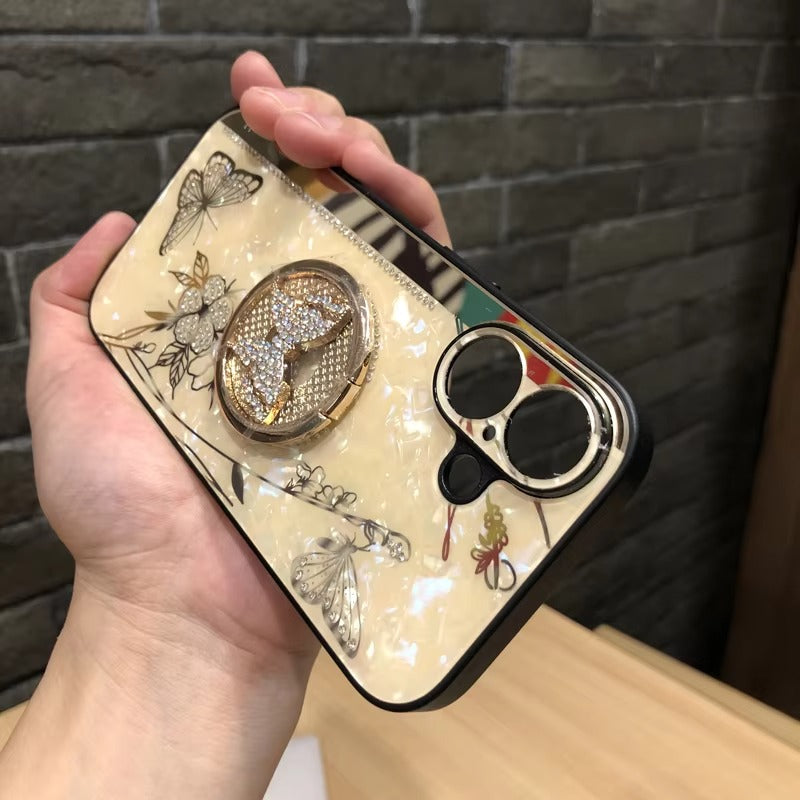 Premium Apple iPhone Hülle, MagSafe-kompatibel, Kameraobjektiv- und Bildschirmschutz, ultra dünn, stoßfest, magnetisch, vollständiger Rundumschutz, vollständige Metall-Schutzhülle