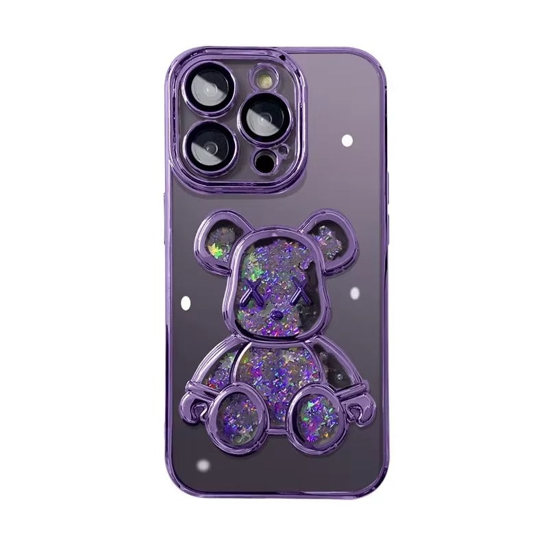 Premium Cute Bear Apple iPhone Case, MagSafe Compatible, Ultra Thin Magnetic Shockproof Full Cover Camera and Screen 