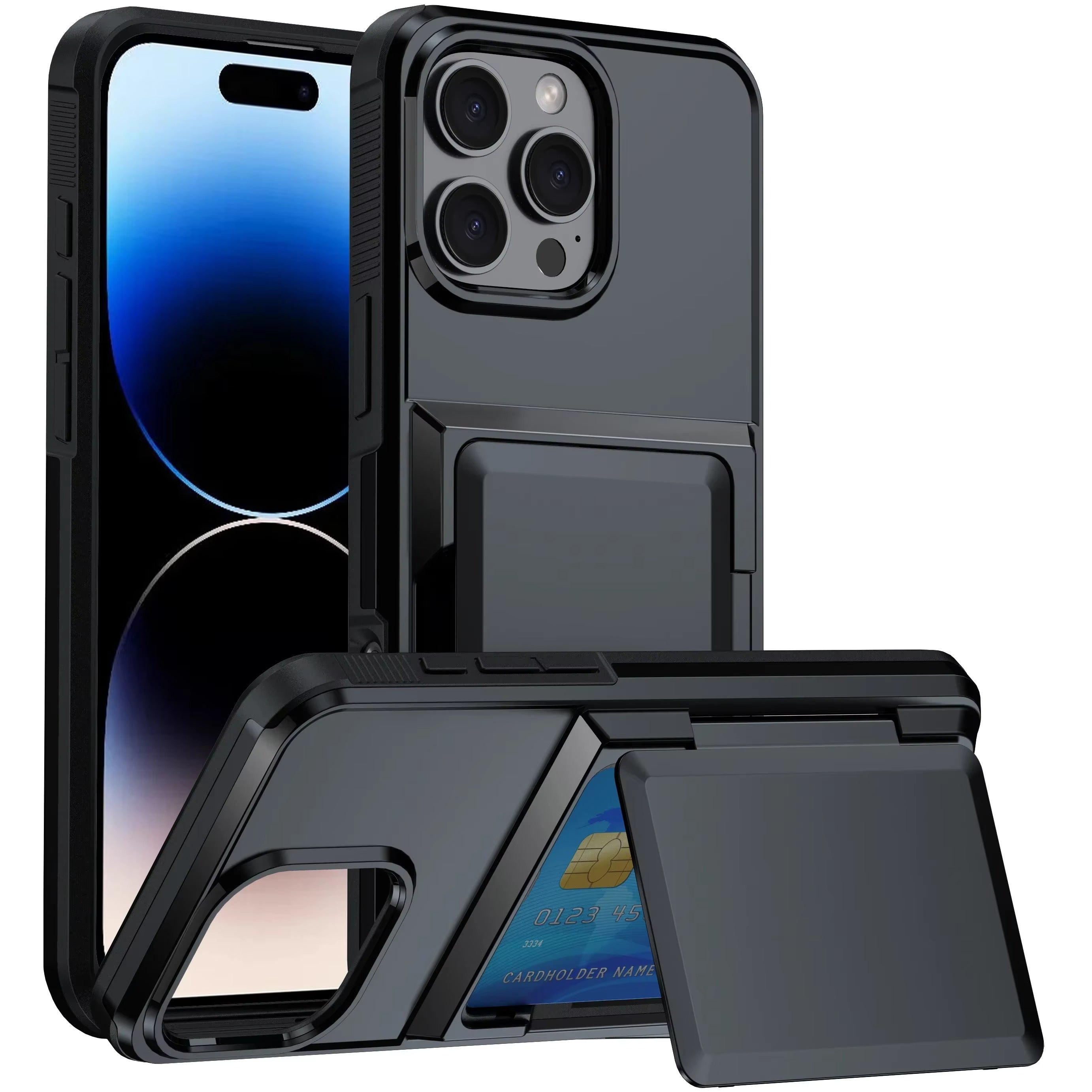 Premium Apple iPhone Hülle, MagSafe-kompatibel, Kameraobjektiv- und Bildschirmschutz, ultra dünn, stoßfest, magnetisch, vollständiger Rundumschutz, vollständige Metall-Schutzhülle
