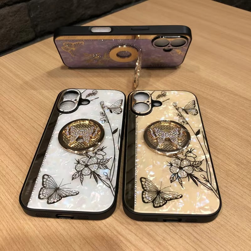 Premium Apple iPhone Hülle, MagSafe-kompatibel, Kameraobjektiv- und Bildschirmschutz, ultra dünn, stoßfest, magnetisch, vollständiger Rundumschutz, vollständige Metall-Schutzhülle