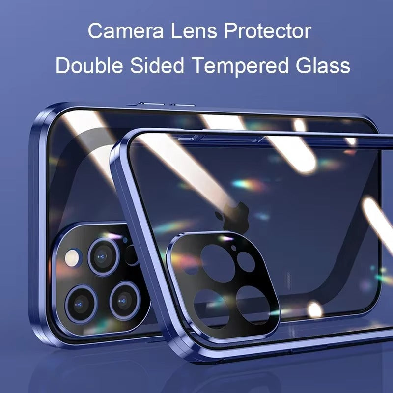 High Quality Apple iPhone Case Compatible, Camera & Screen Protection, Ultra Thin Magnetic Full All Around Protection Cover 