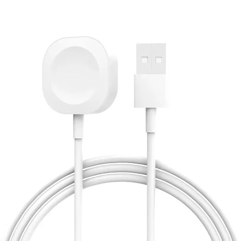 High-Quality Magnetic Wireless Charger for Apple Watch – USB-A & USB-C Cable, Fast Charging Dock with Strong Magnetic Force, Fireproof PC Material, Safe Charging