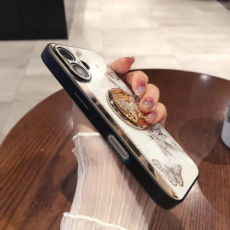 Premium Apple iPhone Hülle, MagSafe-kompatibel, Kameraobjektiv- und Bildschirmschutz, ultra dünn, stoßfest, magnetisch, vollständiger Rundumschutz, vollständige Metall-Schutzhülle