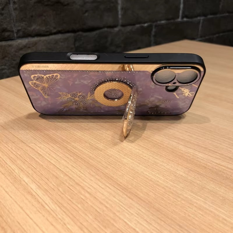 Premium Apple iPhone Hülle, MagSafe-kompatibel, Kameraobjektiv- und Bildschirmschutz, ultra dünn, stoßfest, magnetisch, vollständiger Rundumschutz, vollständige Metall-Schutzhülle