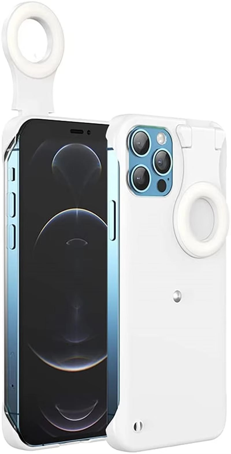 Premium Apple iPhone Hülle, MagSafe-kompatibel, Kameraobjektiv- und Bildschirmschutz, ultra dünn, stoßfest, magnetisch, vollständiger Rundumschutz, vollständige Metall-Schutzhülle