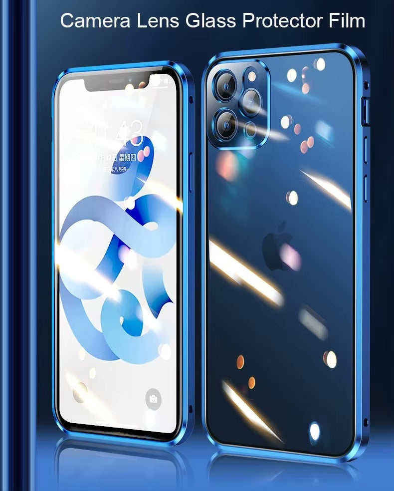 High Quality Apple iPhone Case Compatible, Camera & Screen Protection, Ultra Thin Magnetic Full All Around Protection Cover 