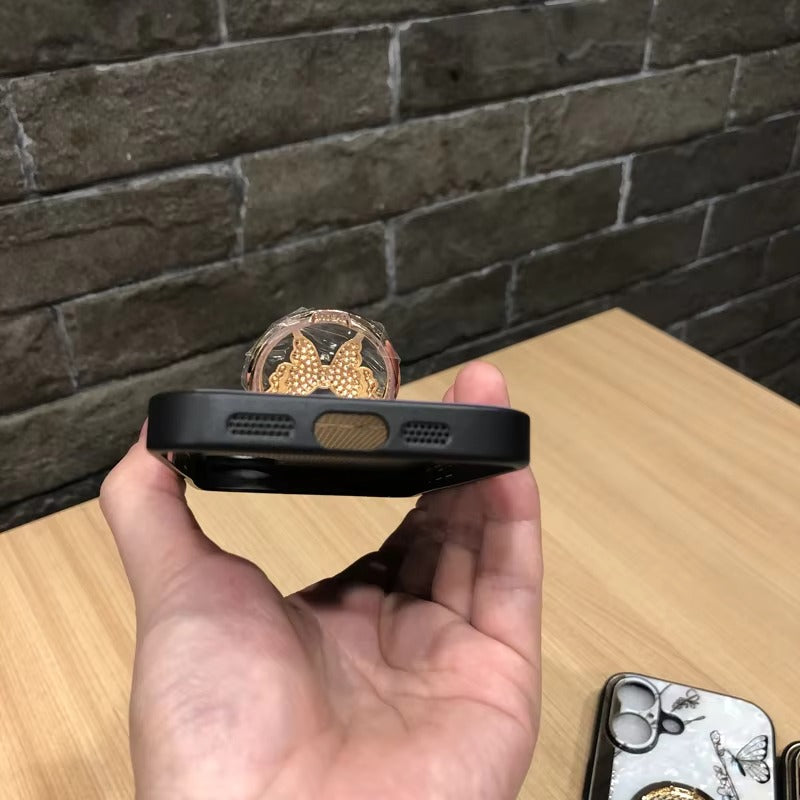 Premium Apple iPhone Hülle, MagSafe-kompatibel, Kameraobjektiv- und Bildschirmschutz, ultra dünn, stoßfest, magnetisch, vollständiger Rundumschutz, vollständige Metall-Schutzhülle
