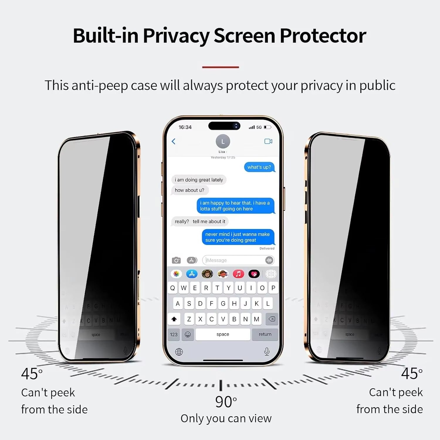 Premium Apple iPhone Case MagSafe Compatible, Camera Lens & Screen Protection, Magnetic Full All Around Protection Cover 