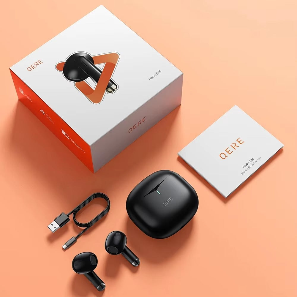 High Quality TWS Bluetooth 5.3 Earphones – 13mm Driver, 4 Mic ENC, Touch Control, LED Display, HiFi Bass, 28H Battery, Waterproof Wireless Headphones