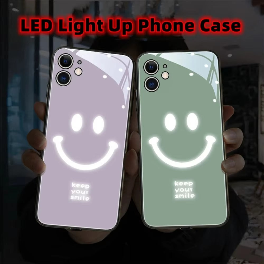 Premium Apple iPhone Case, MagSafe Compatible, Screen and Camera Protection, Ultra Thin, Shockproof, Magnetic, Full Body Coverage, Sound-Reactive LED Light Cover