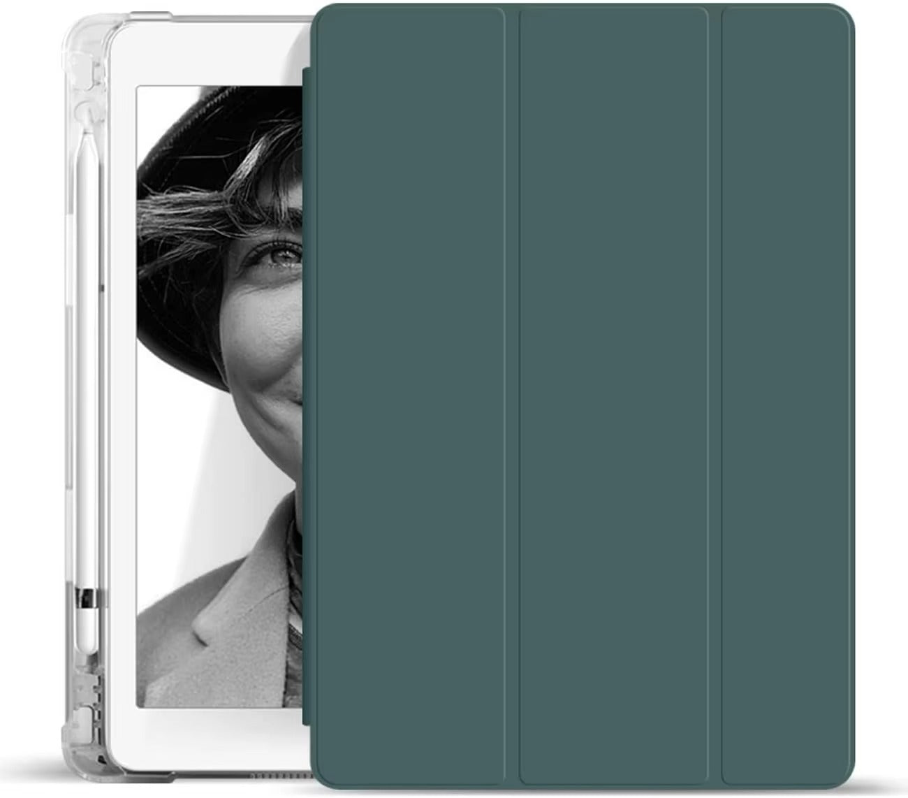 High Quality iPad Case with Pencil Holder Magnetic Cover, Auto Sleep/Wake, Compatible with 10.2", 10.5", 10.9", 11" Tablets