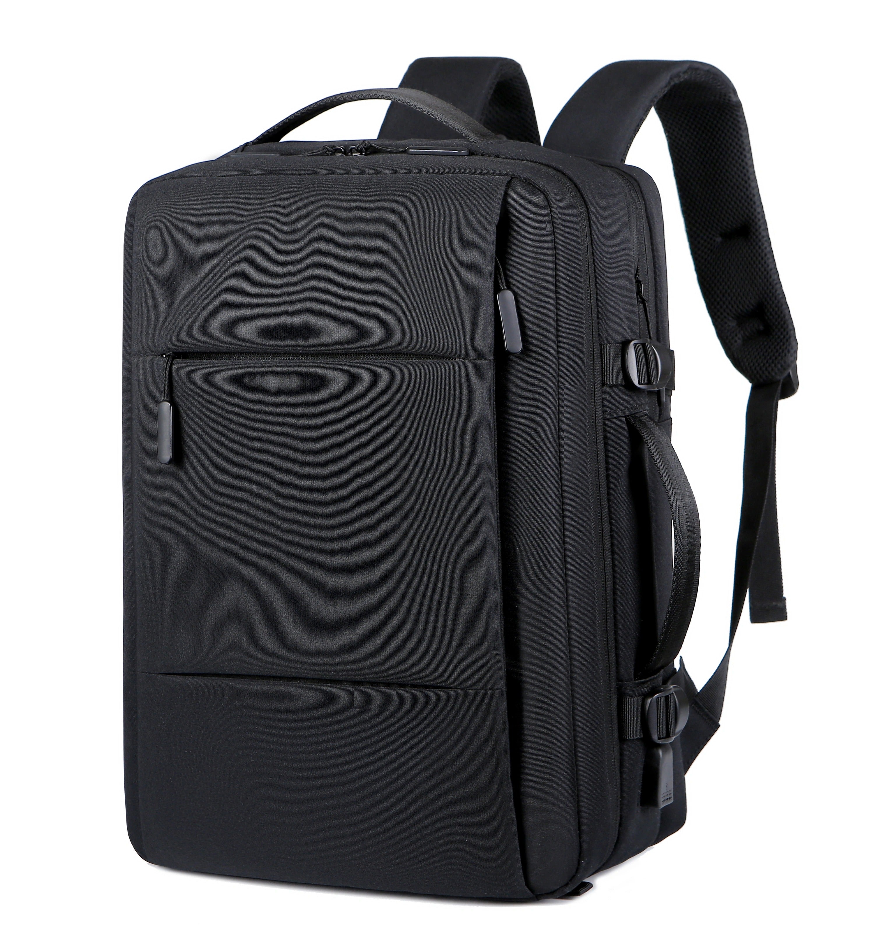 High Quality Waterproof Laptop Backpack for Men, Expandable USB Charging Bag, Business Travel School Rucksack with Large Capacity and Stylish Design