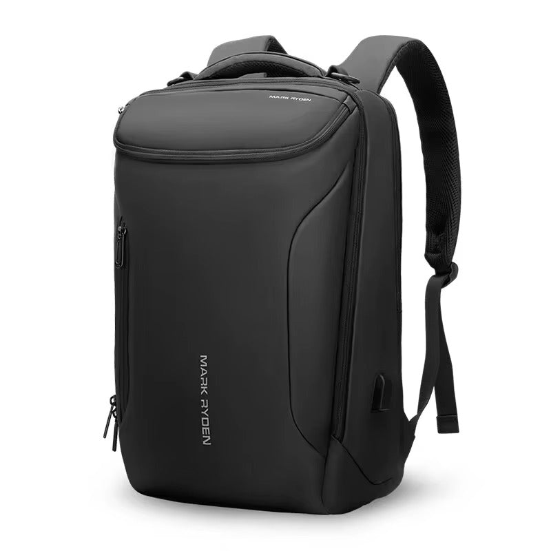 High Quality Waterproof Laptop Backpack for Men, USB Charging Travel Bag, Business Tech Rucksack Fits 17" MacBook and Apple Accessories