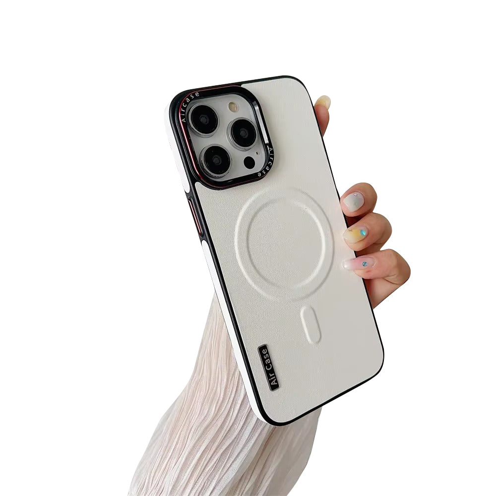 Luxury Apple iPhone Case Camera Lens & Screen Protection, Ultra Thin Shockproof Magnetic Full All Around Protection Cover 
