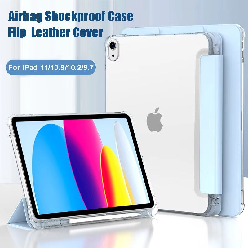 High Quality iPad Case with Pencil Holder Magnetic Cover, Auto Sleep/Wake, Compatible with 10.2", 10.5", 10.9", 11" Tablets