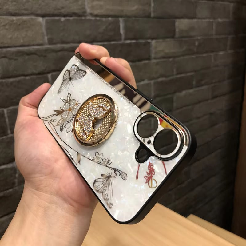 Premium Apple iPhone Hülle, MagSafe-kompatibel, Kameraobjektiv- und Bildschirmschutz, ultra dünn, stoßfest, magnetisch, vollständiger Rundumschutz, vollständige Metall-Schutzhülle