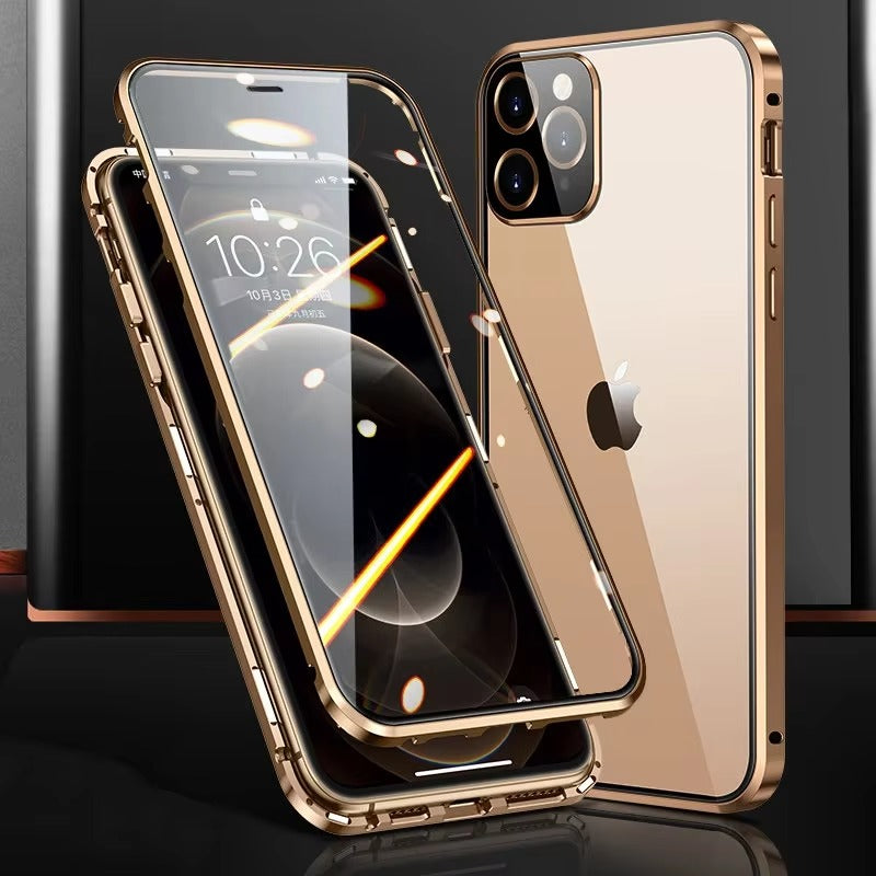 High Quality Apple iPhone Case Compatible, Camera & Screen Protection, Ultra Thin Magnetic Full All Around Protection Cover 
