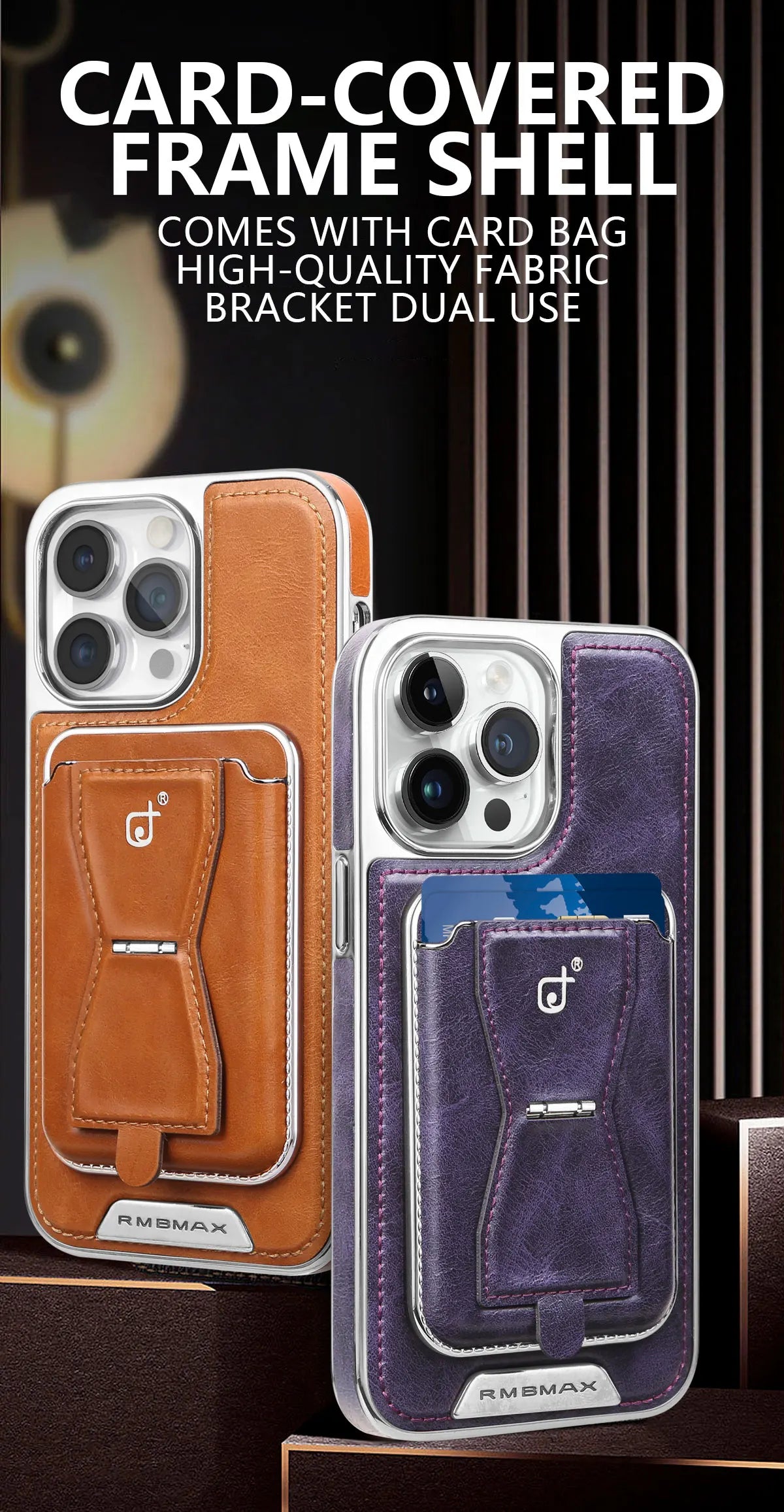 Luxuriöse Leder Geldbörse Stand iPhone Hülle – Kartenhalter, Premium Schutz, langlebige Klappabdeckung und stilvolles Design für iPhone Modelle