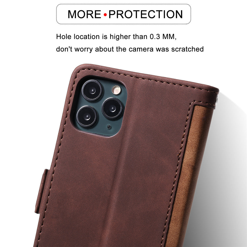 Luxuriöse Leder Flip Case – Premium Geldbörse, Magnetverschluss, Kartenfächer, Stoßschutz, Elegantes Design für iPhone