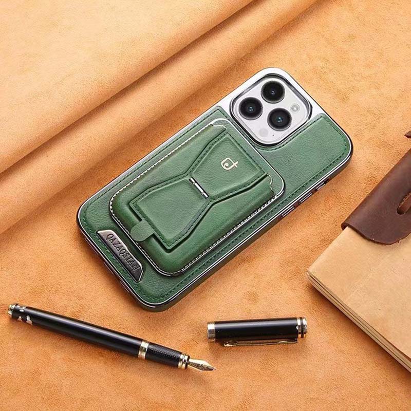 Luxuriöse Leder Geldbörse Stand iPhone Hülle – Kartenhalter, Premium Schutz, langlebige Klappabdeckung und stilvolles Design für iPhone Modelle