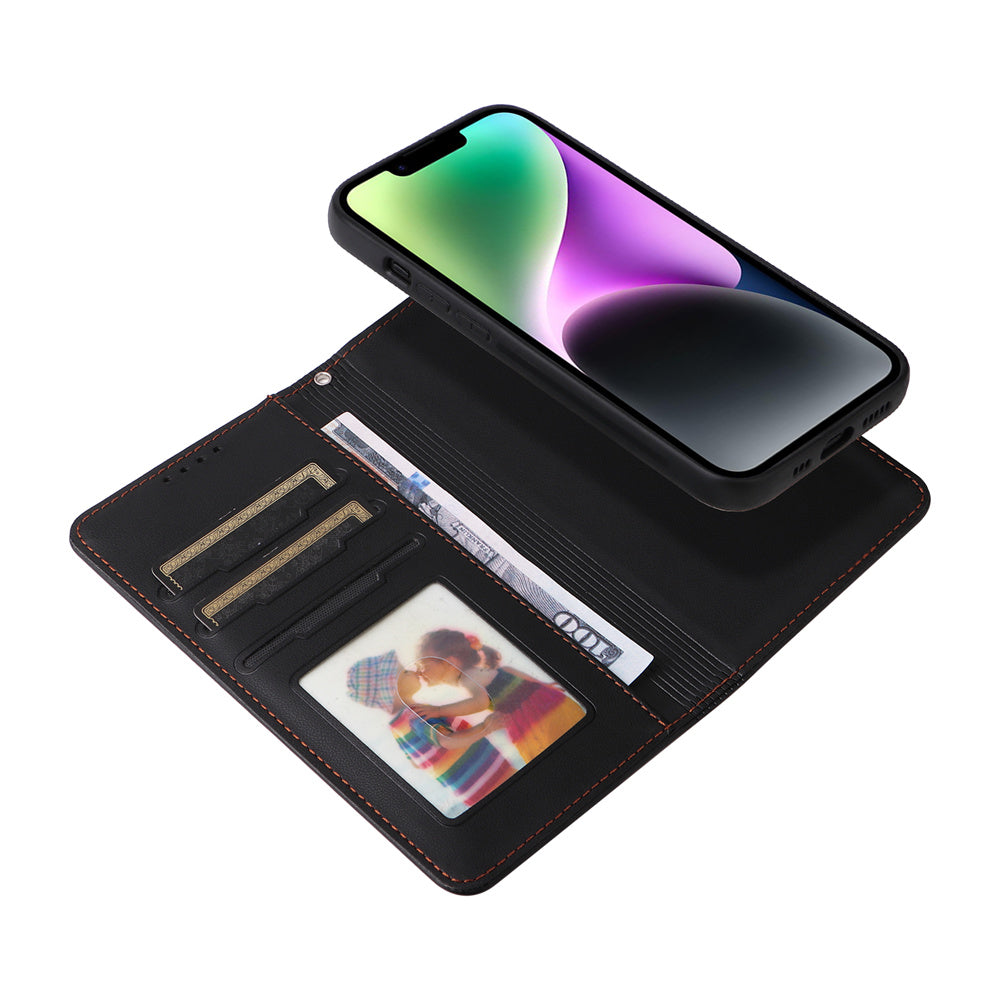 Luxuriöse 2-in-1 abnehmbare Geldbörse iPhone-Hülle – Magnetisches Leder-Folio, Kartenhalter, Ständer, sicherer Verschluss, stilvoller und langlebiger Schutz