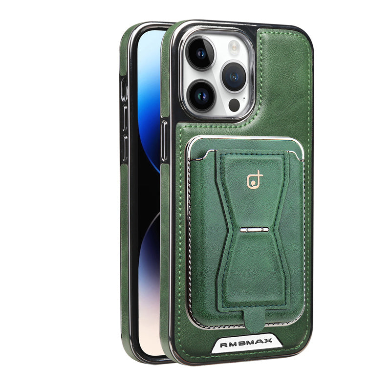 Luxuriöse Leder Geldbörse Stand iPhone Hülle – Kartenhalter, Premium Schutz, langlebige Klappabdeckung und stilvolles Design für iPhone Modelle